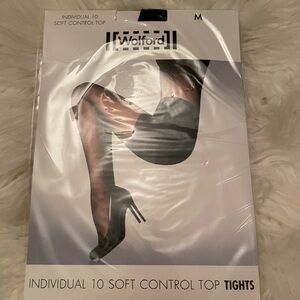Wolford Individual 10 Soft Control Top Tights Size Medium